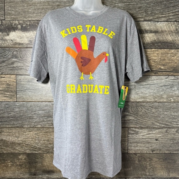 Tipsy Elves Women’s Tee Shirt Kids Table Graduate Thanksgiving Size XL NWT - Picture 4 of 9
